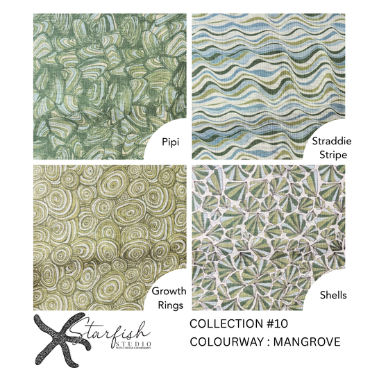 Swatch Book - #10 Collection - Mangrove Colourway - Linen