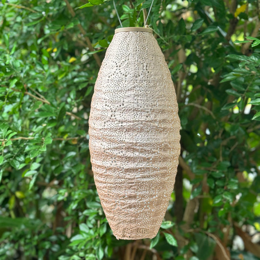 Solar Lumiz Lantern - Oval Pink Bazaar