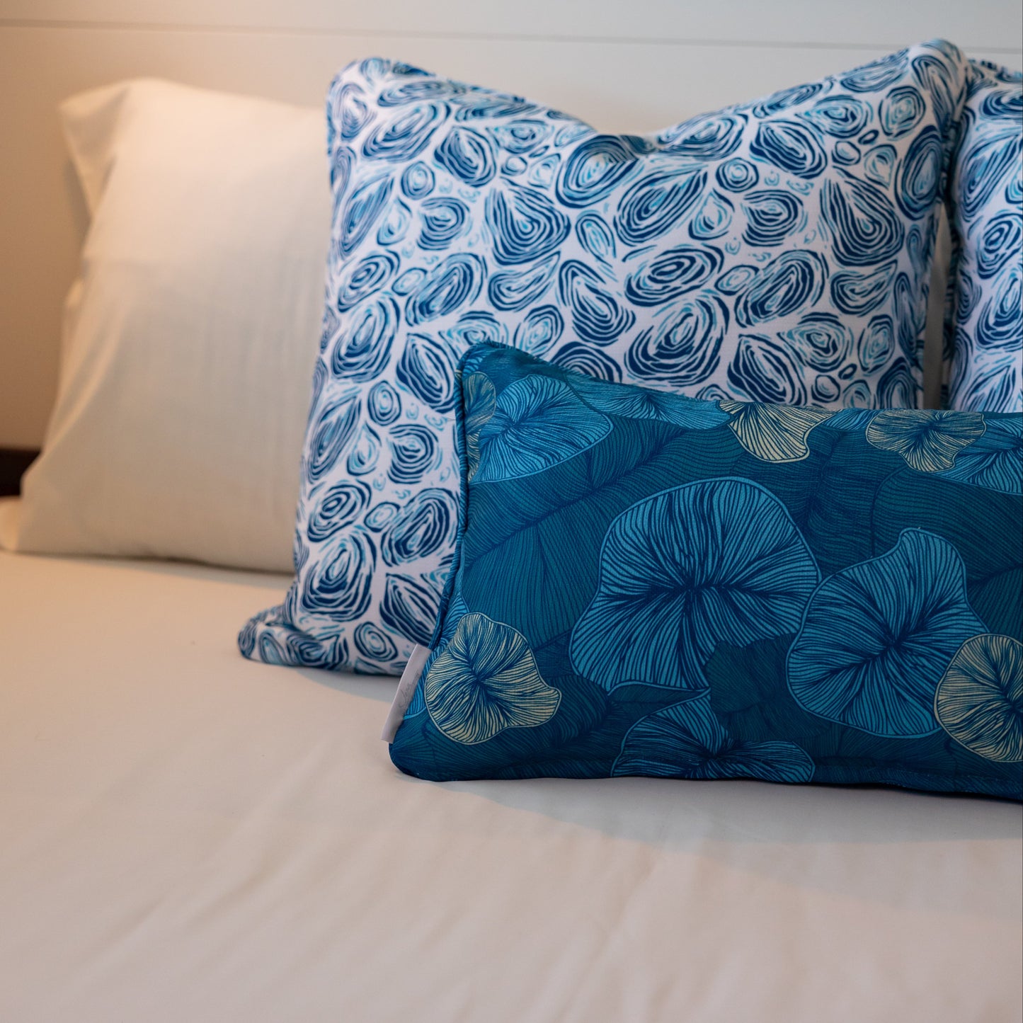 Seascape Coral Coast 2 Cushion – Outdoor Coastal by Jess Scott