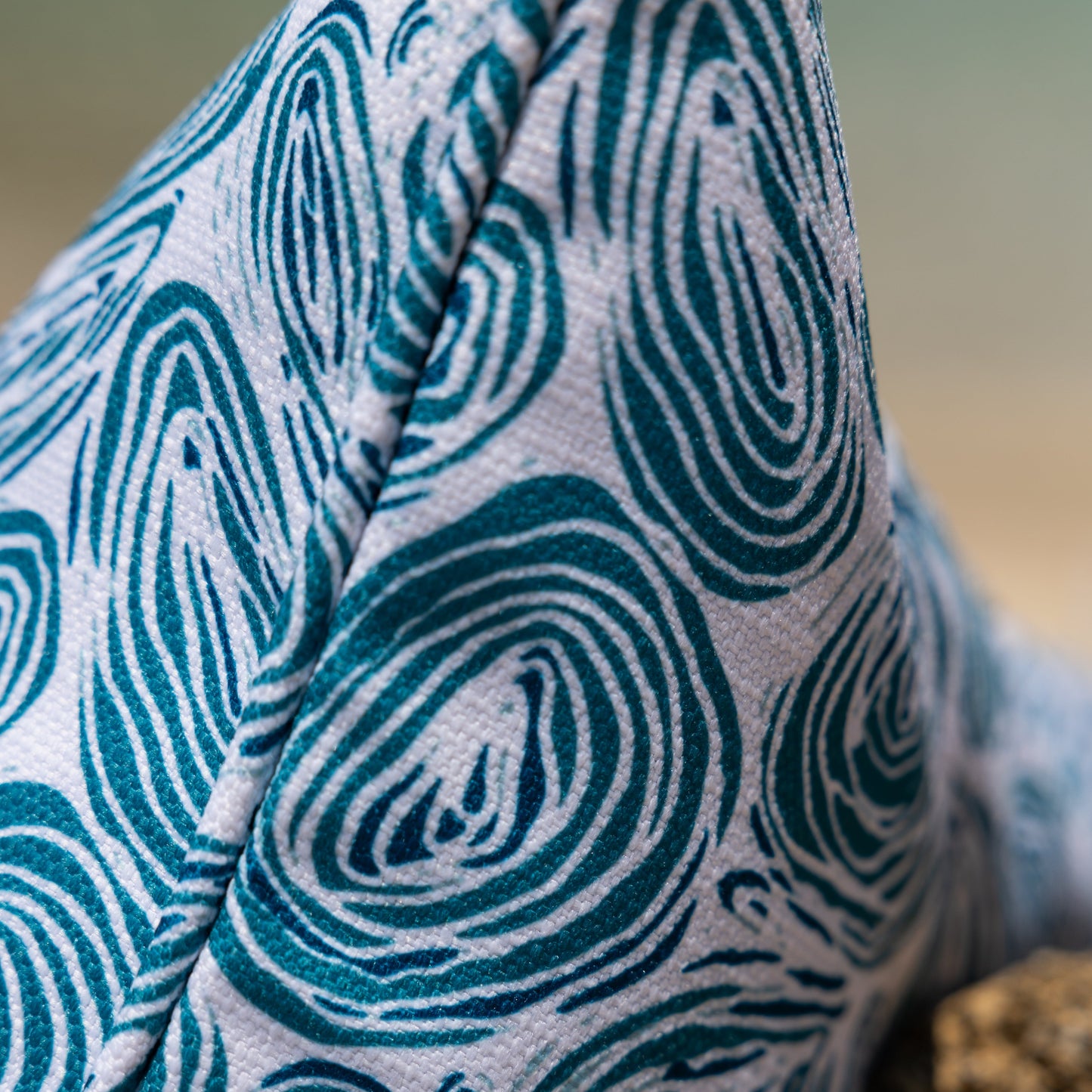 Seascape Eddies Reef Cushion – Outdoor Coastal by Jess Scott