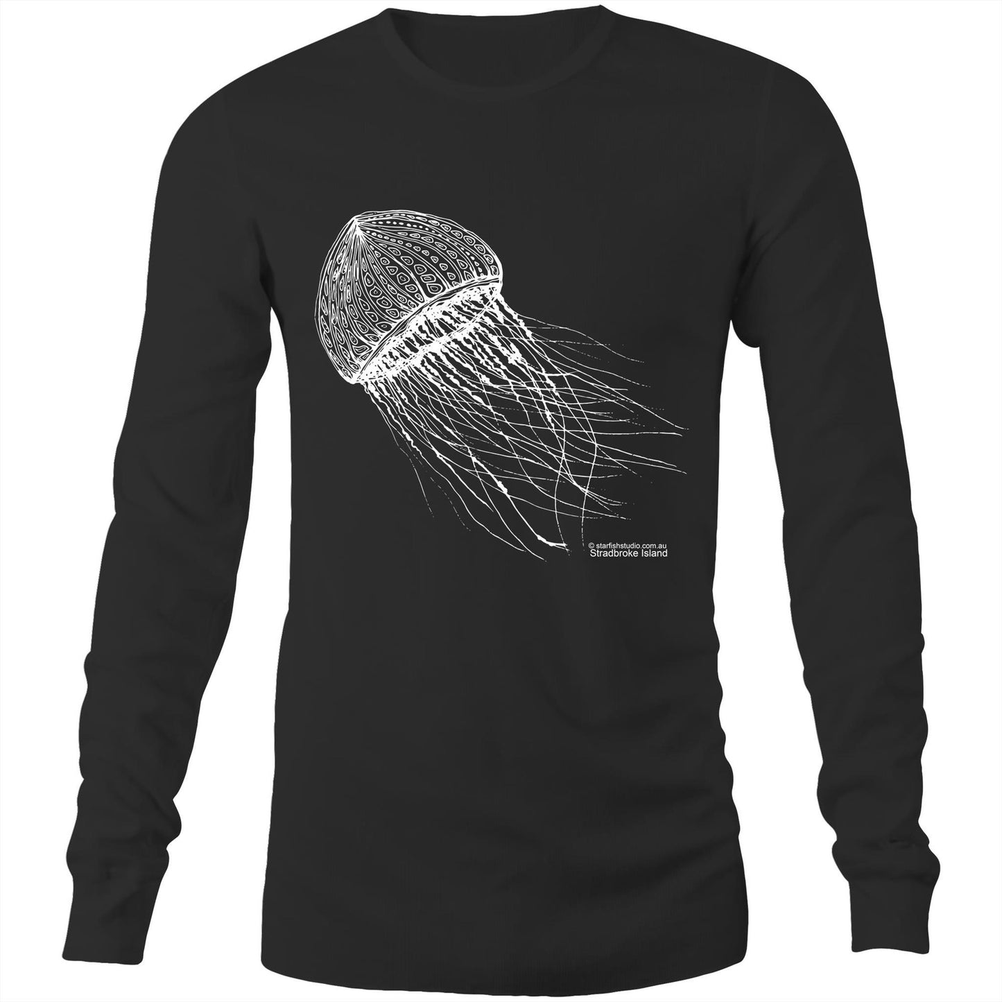 Printed to order- Unisex JELLYFISH - Long Sleeve T-Shirt