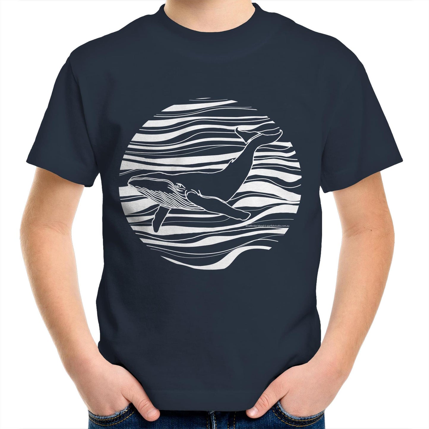Printed to order- Kids WHALE T-Shirt