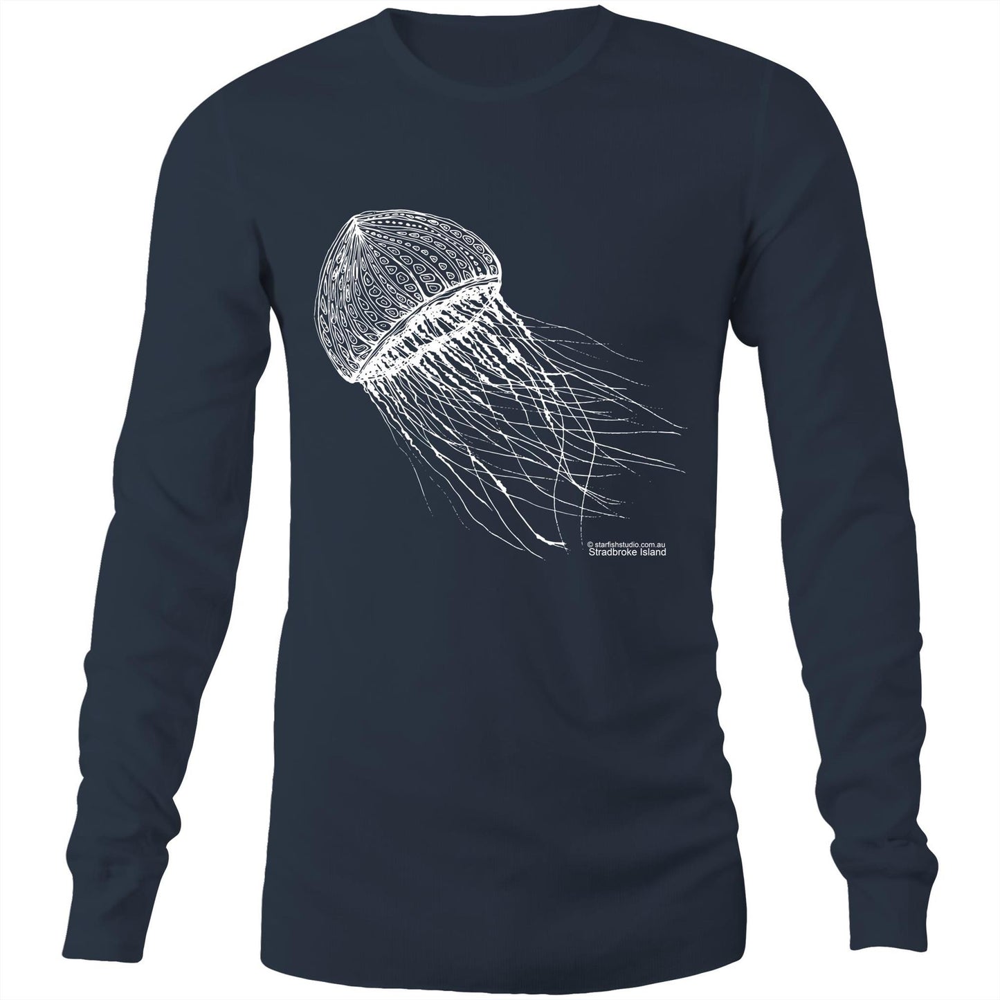 Printed to order- Unisex JELLYFISH - Long Sleeve T-Shirt
