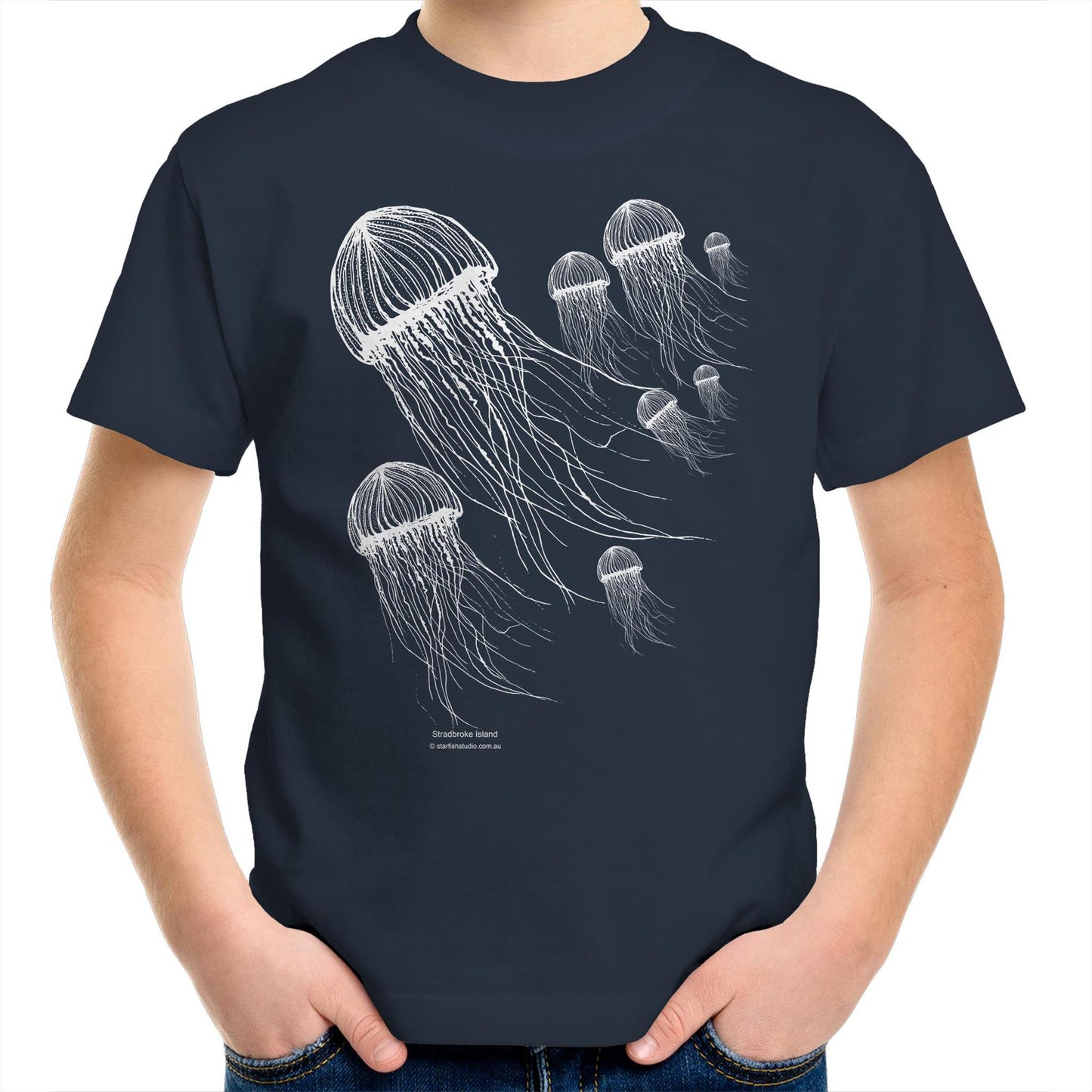 Printed to order- Kids JELLYFISH GROUP T-Shirt