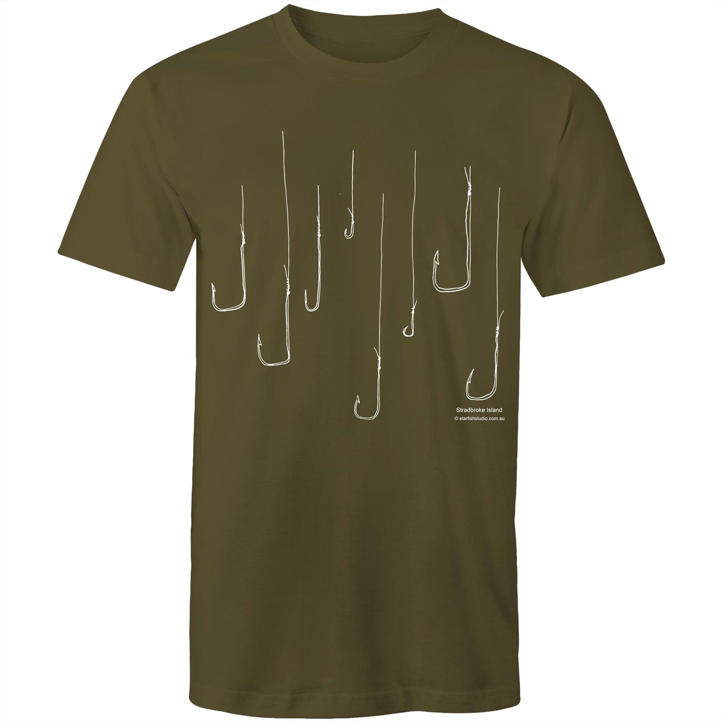 Printed to order- Unisex FISH HOOK T-shirt