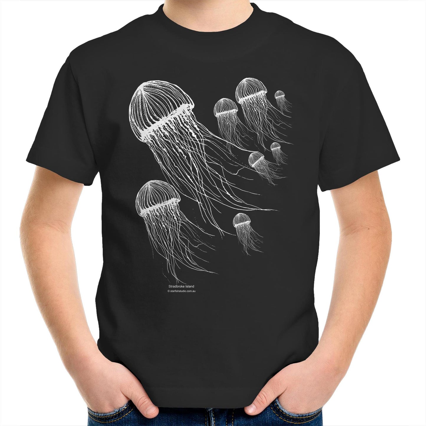 Printed to order- Kids JELLYFISH GROUP T-Shirt