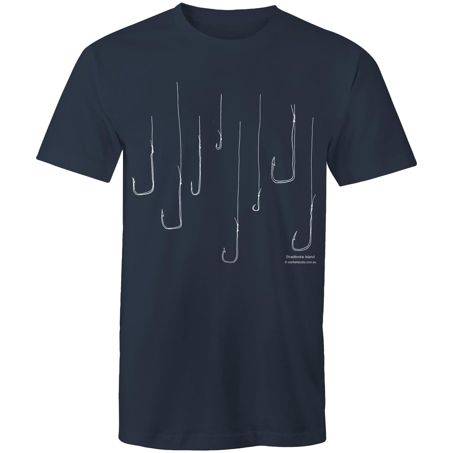 Printed to order- Unisex FISH HOOK T-shirt