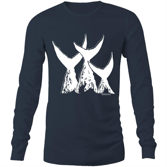 Printed to order- Unisex TAILS - Long Sleeve T-Shirt