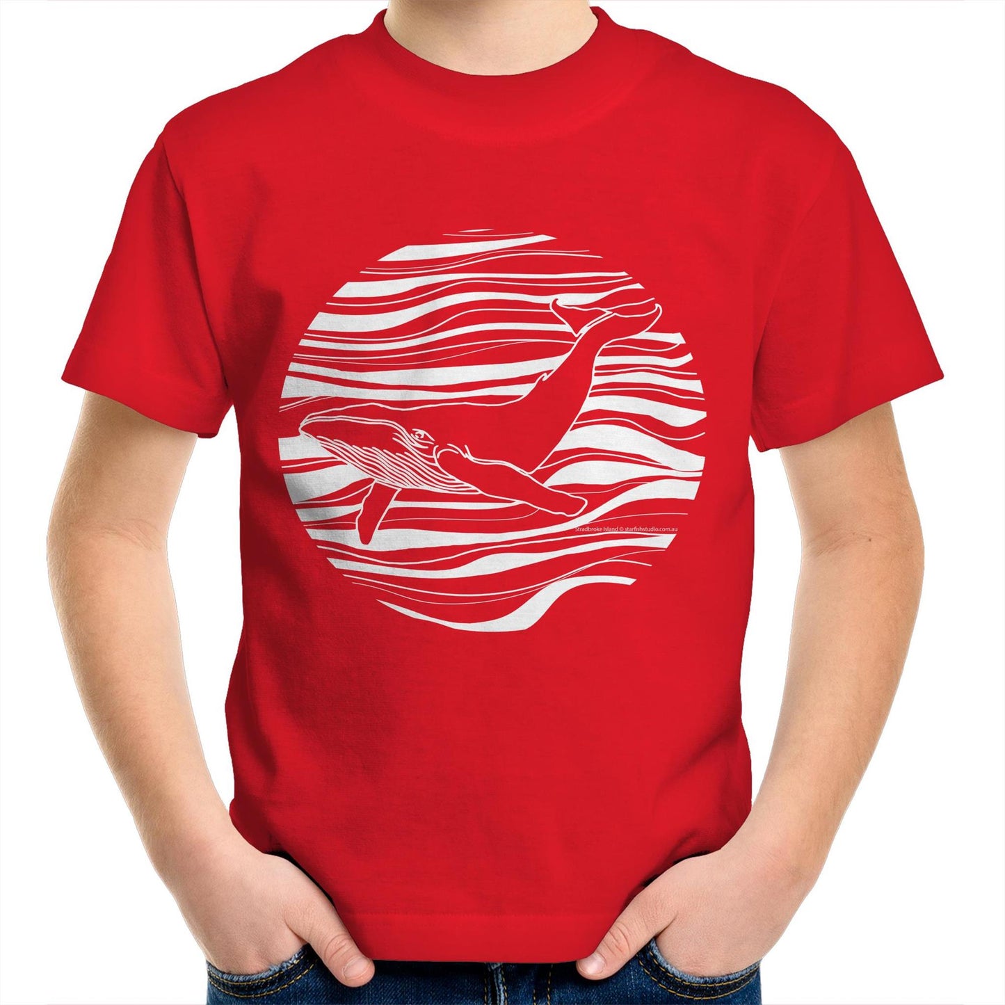 Printed to order- Kids WHALE T-Shirt