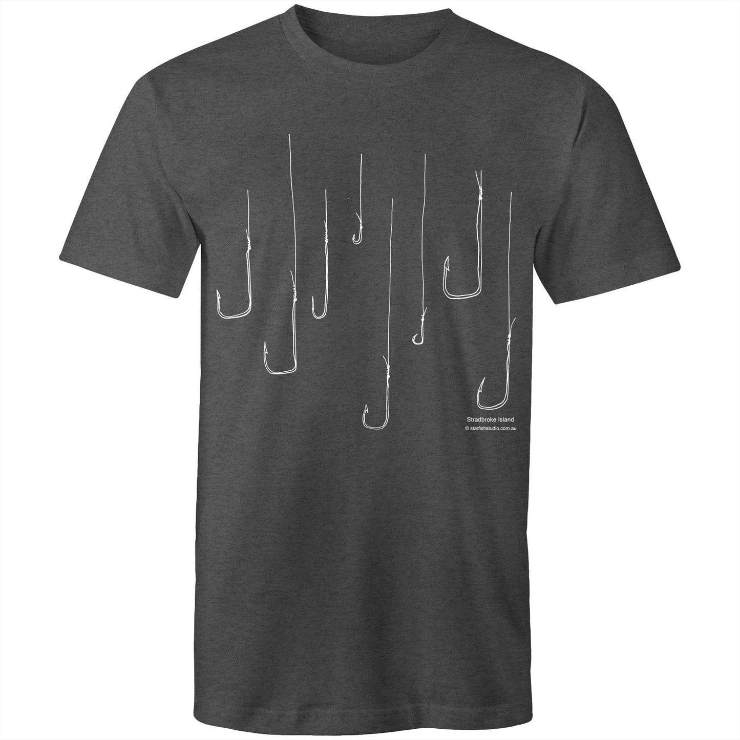 Printed to order- Unisex FISH HOOK T-shirt