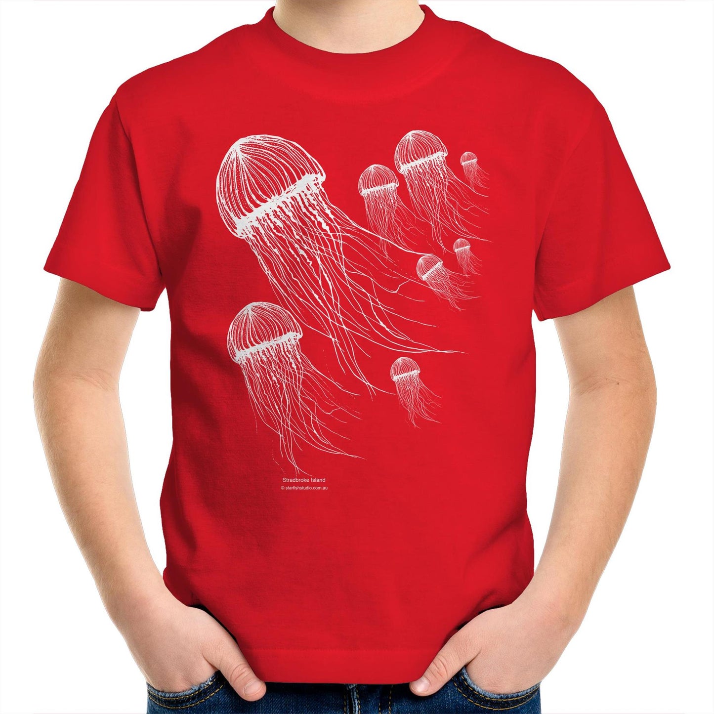 Printed to order- Kids JELLYFISH GROUP T-Shirt