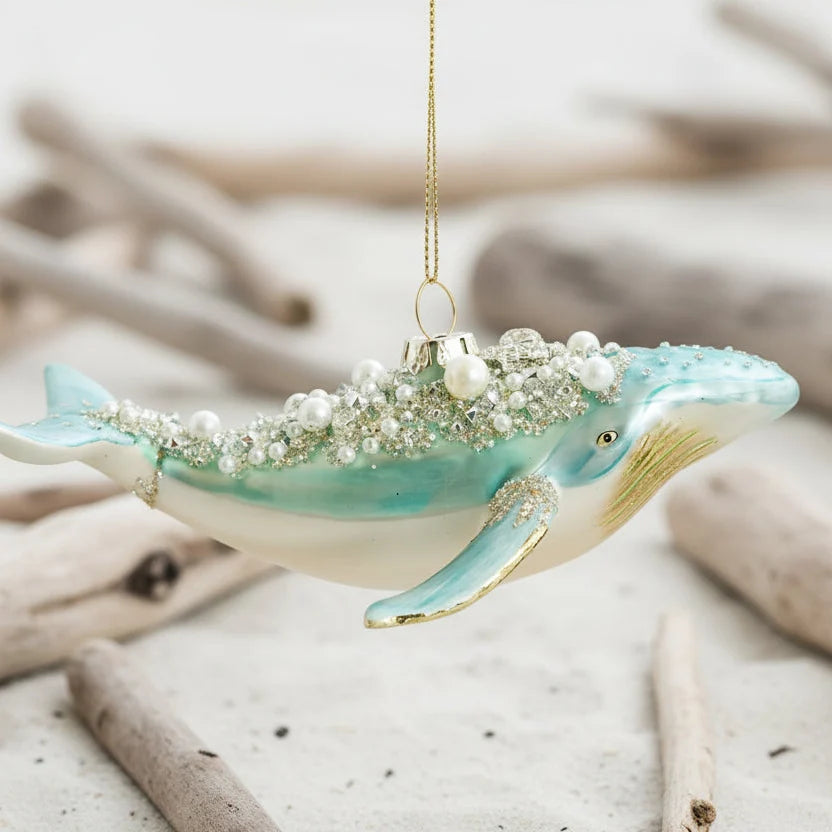 GLASS CHRISTMAS ORNAMENTS