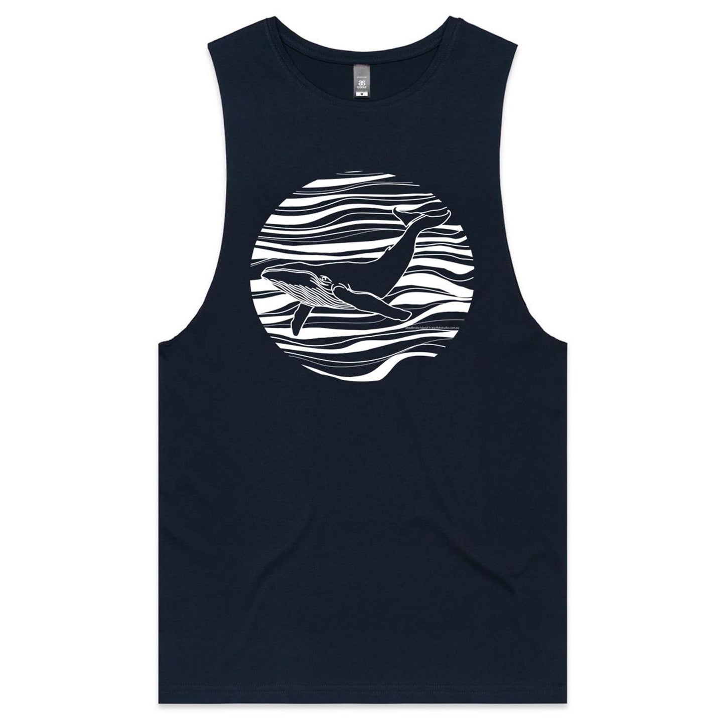 CUSTOM  Mens Tank WHALE