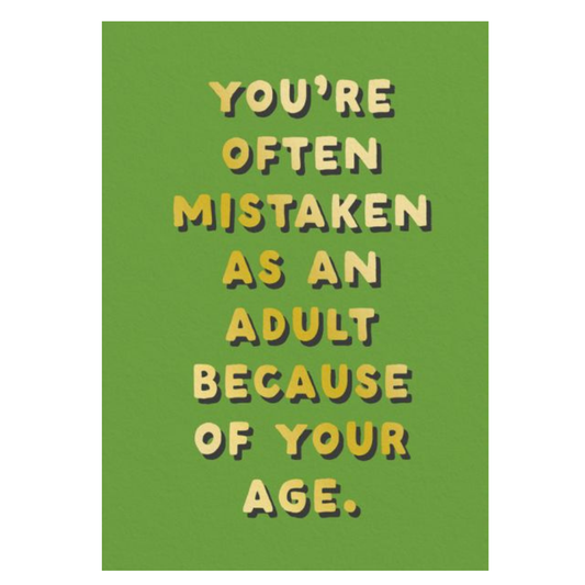 Mistaken as an Adult
