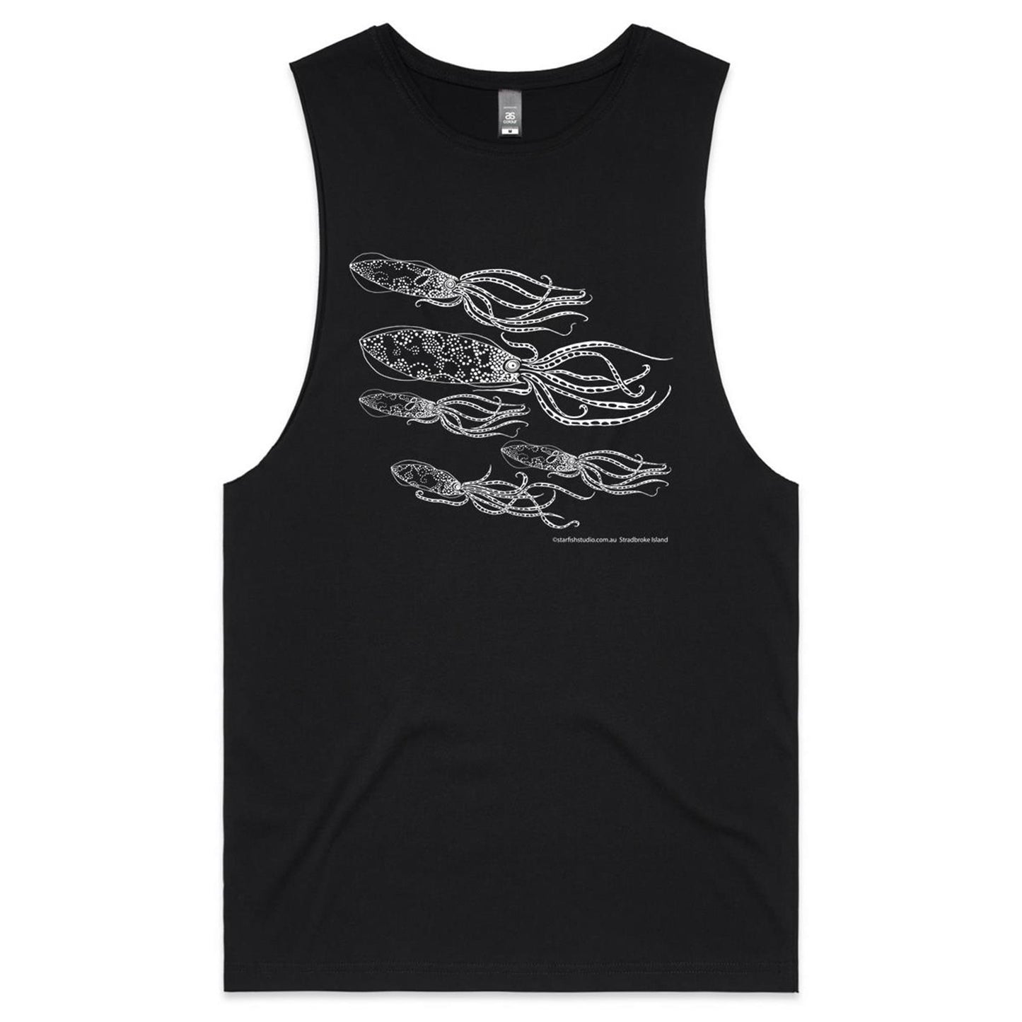 CUSTOM  Mens Tank SQUID