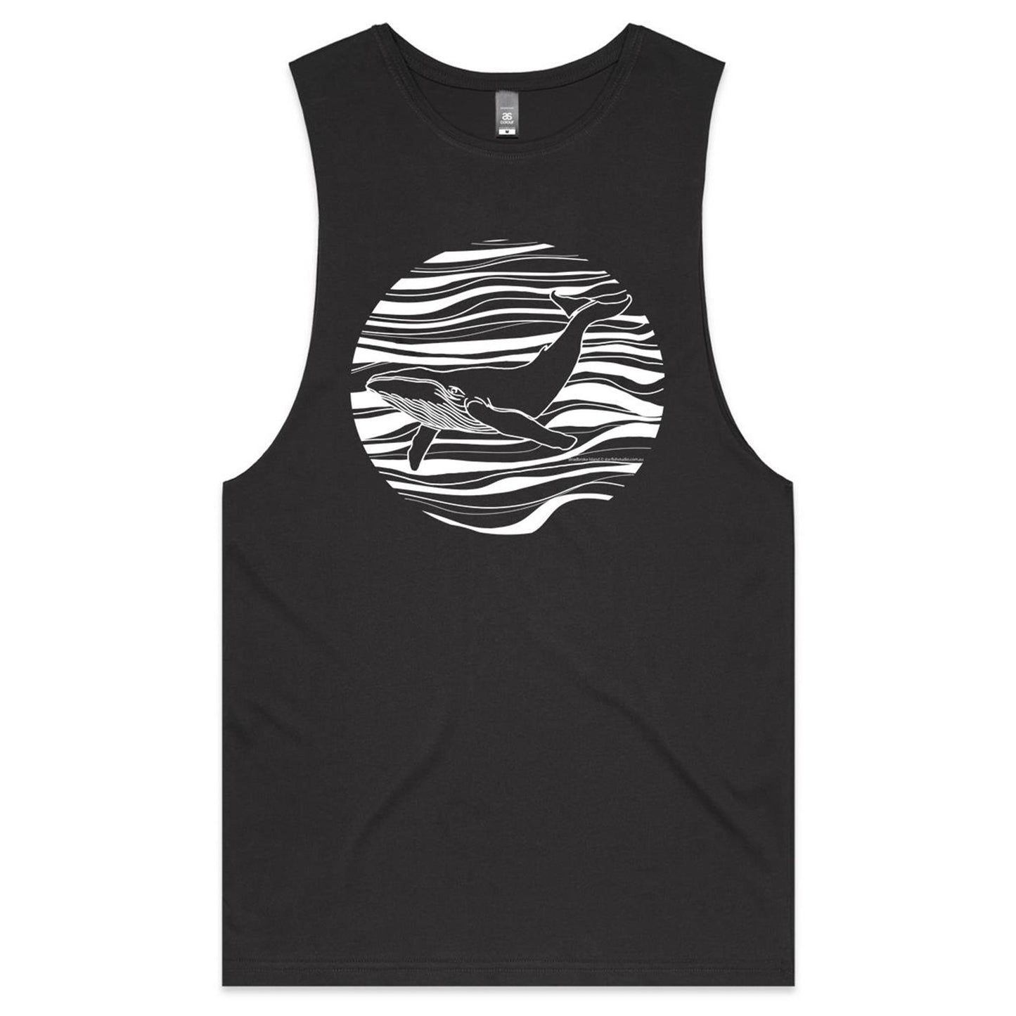 CUSTOM  Mens Tank WHALE