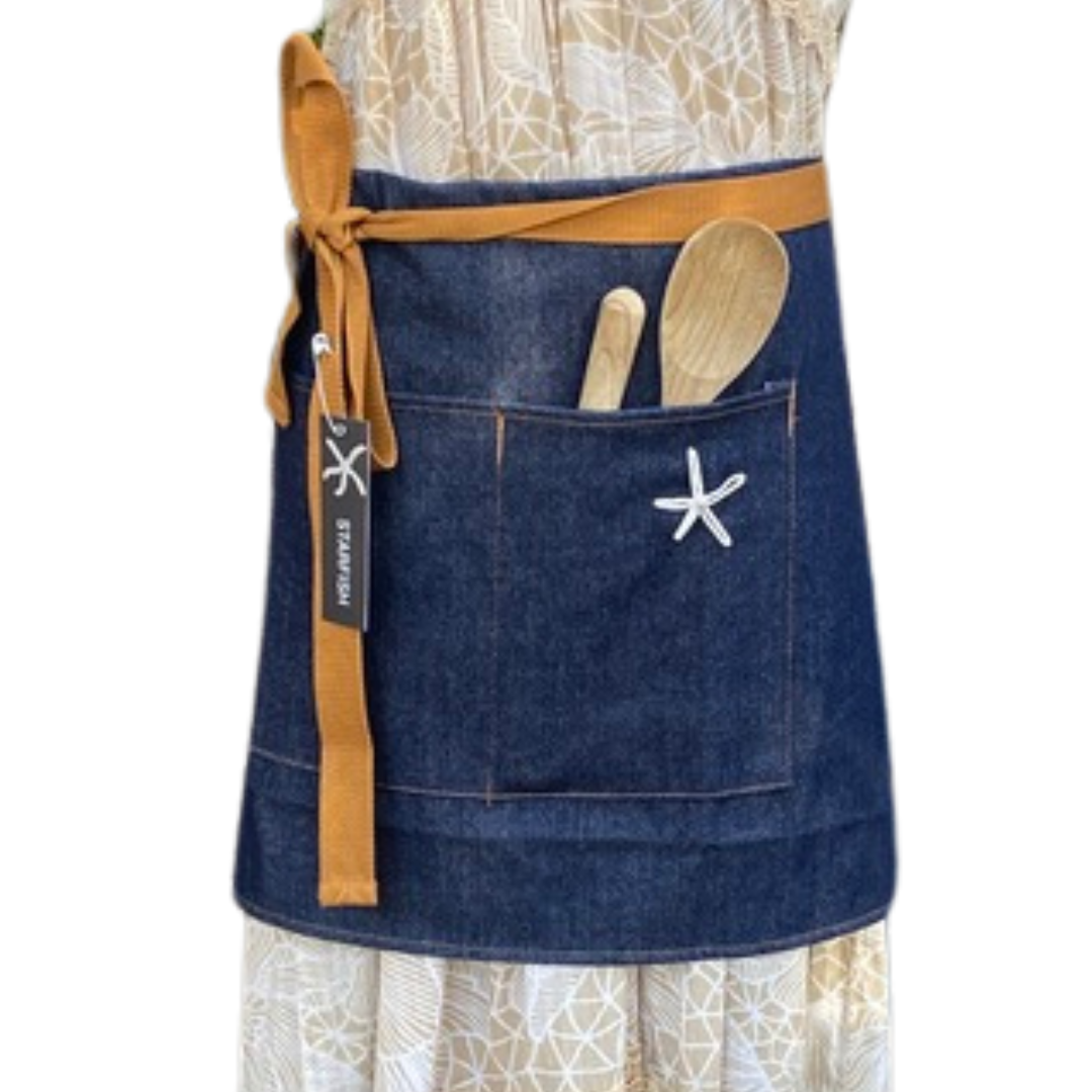 Apron, Starfish Denim Waist Apron