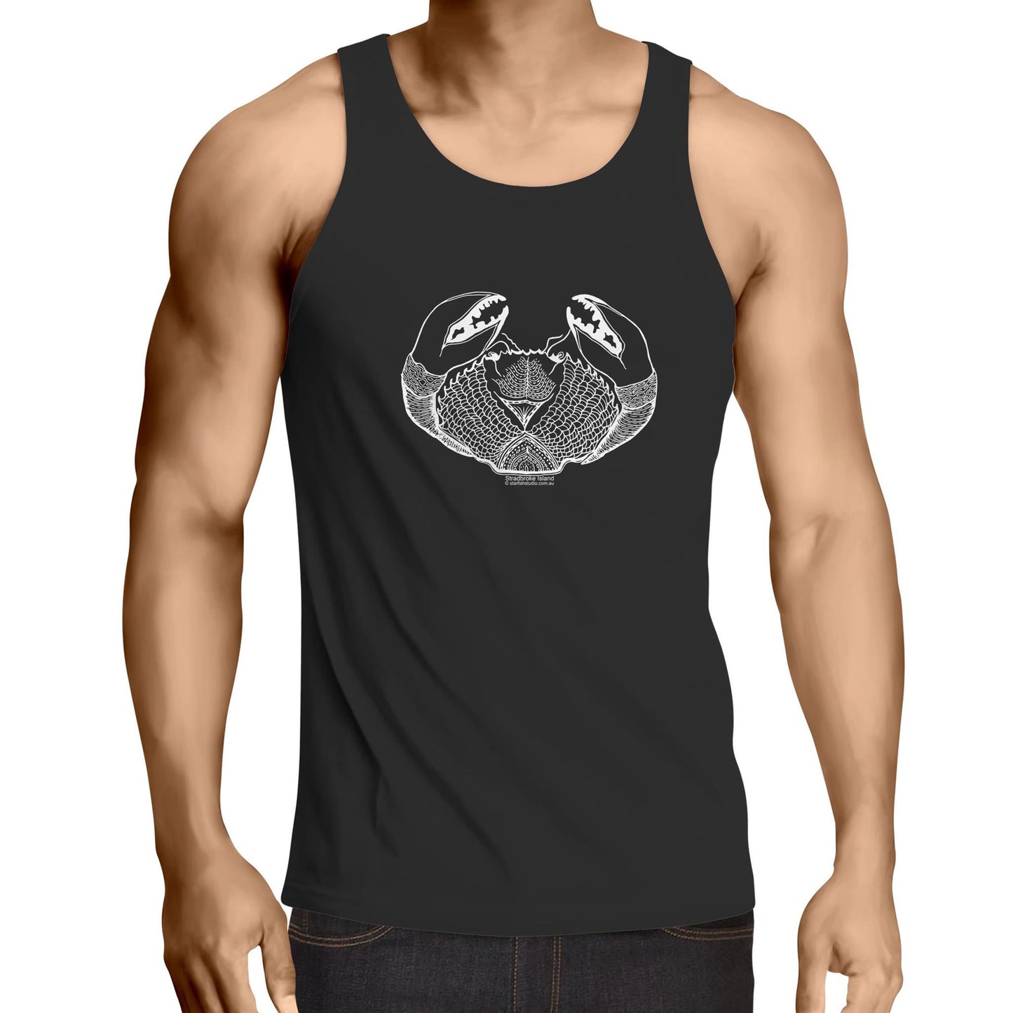 CUSTOM Mens Singlet CRAB