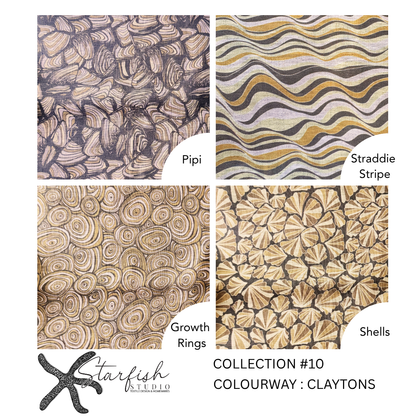 Swatch Book - #10 Collection - Claytons  Colourway - Linen