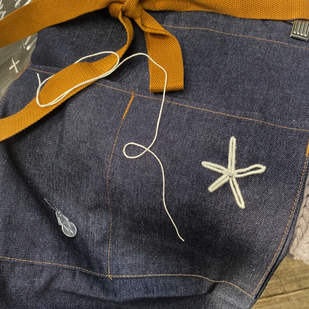 Apron, Starfish Denim Waist Apron