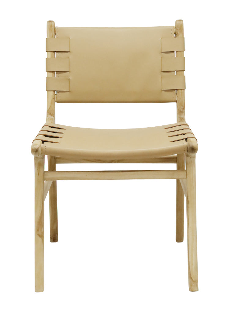 TEAK CHAIR - Tan