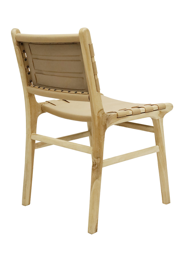 TEAK CHAIR - Tan