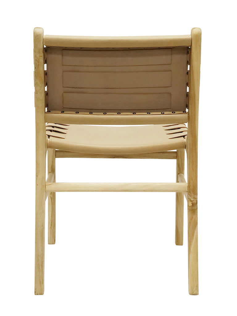 TEAK CHAIR - Tan