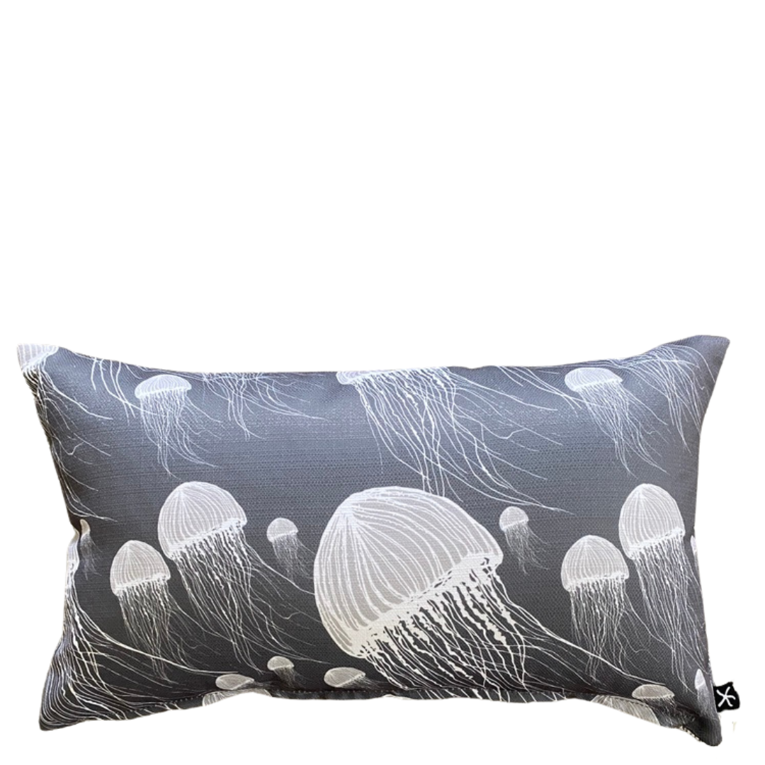 Outdoor / Indoor Cushion | Jellyfish - Driftwood