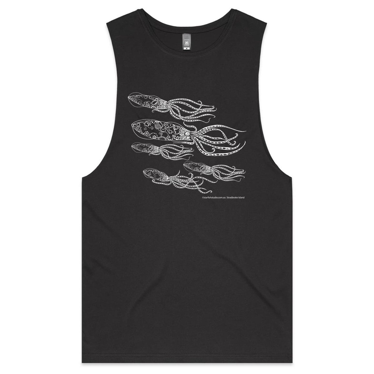 CUSTOM  Mens Tank SQUID