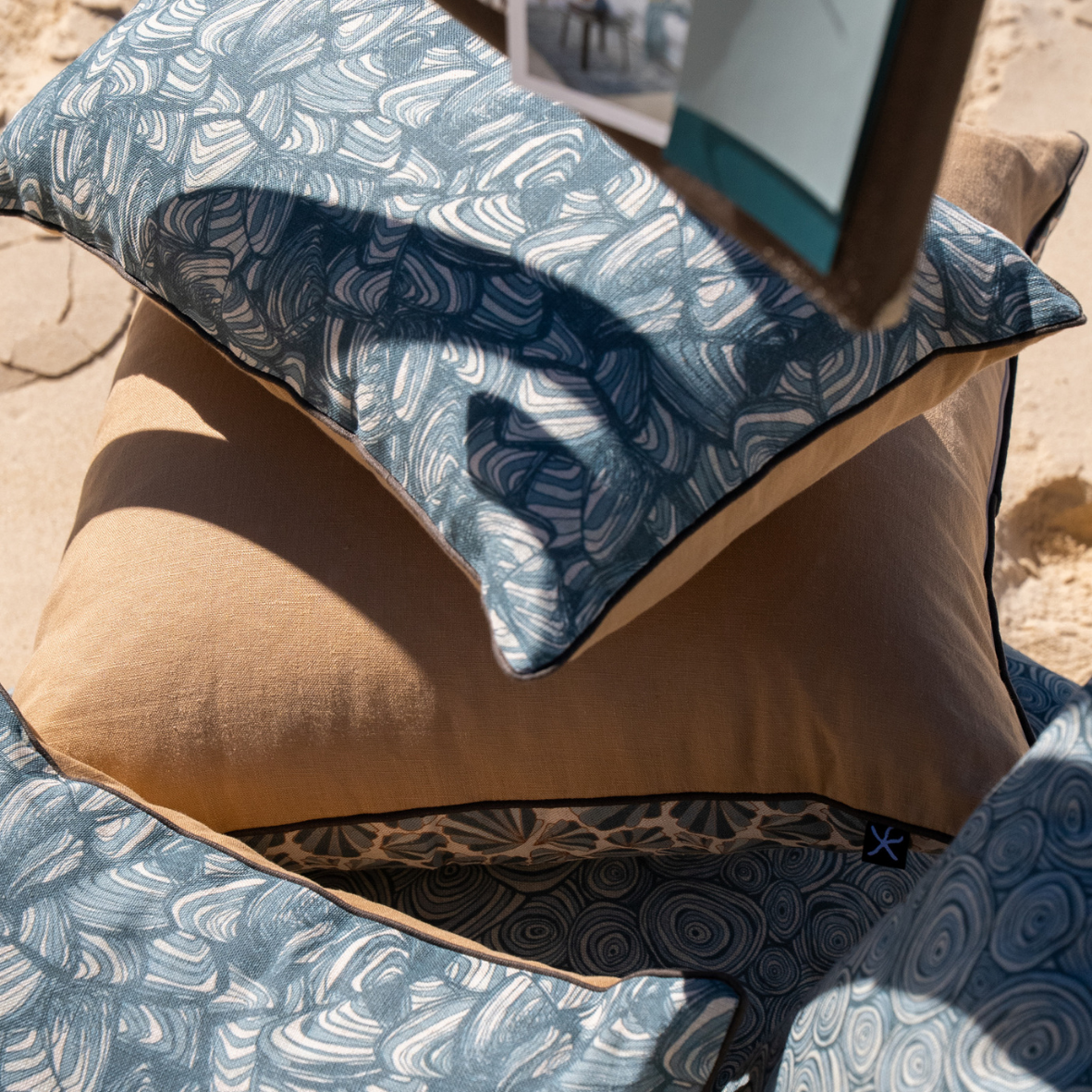 Linen Cushion Cover - Frenchmans - Pipi