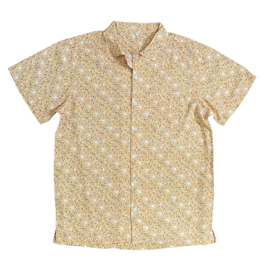 Mens Shirt - Lotus Seaweed Sunset