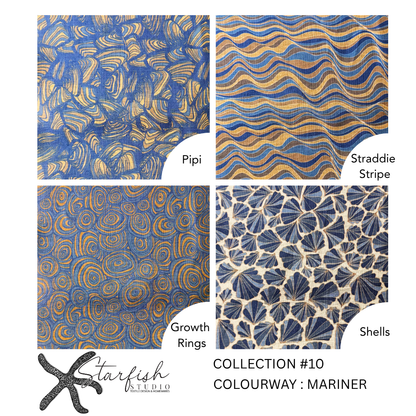 Swatch Book - #10 Collection - Mariner  Colourway - Linen