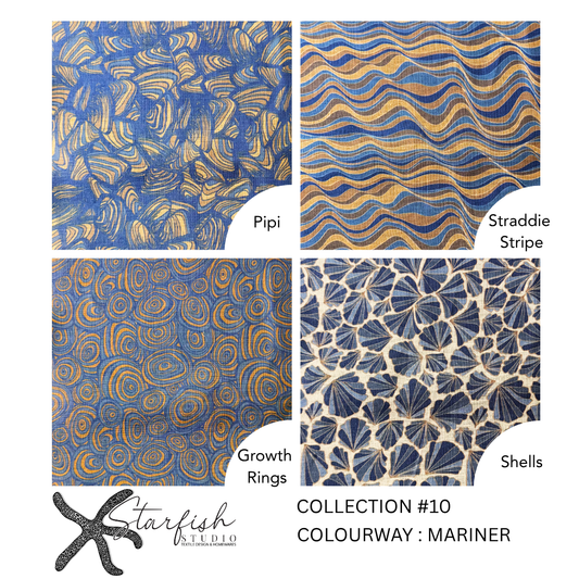 Swatch Book - #10 Collection - Mariner  Colourway - Linen