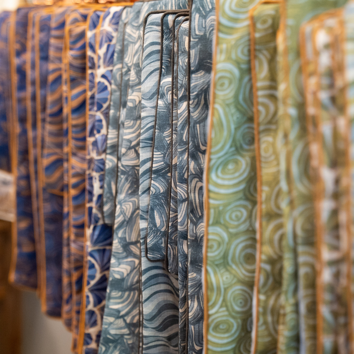 Linen Cushion Cover - Mangrove - Straddie Stripe