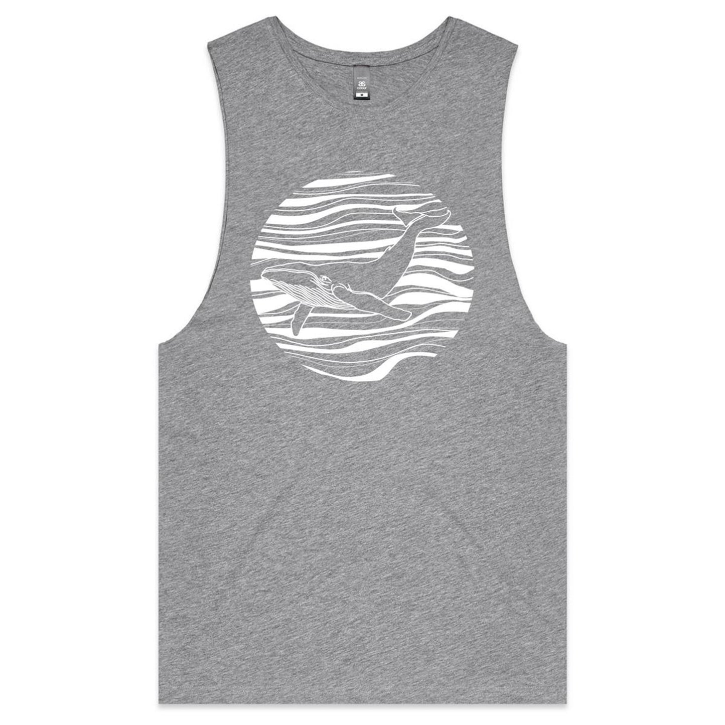 CUSTOM  Mens Tank WHALE