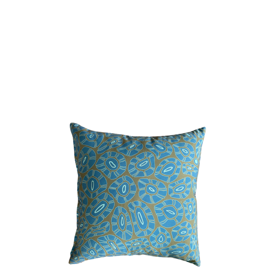 Coral Light Rockpool Cushion – Outdoor Coastal by Jess Scott