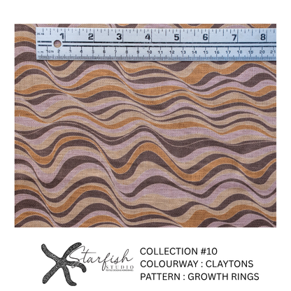 #10 Collection, Linen STRADDIE STRIPE - Meterage