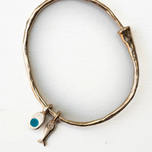 Pesche (Fish) Charm - Brass