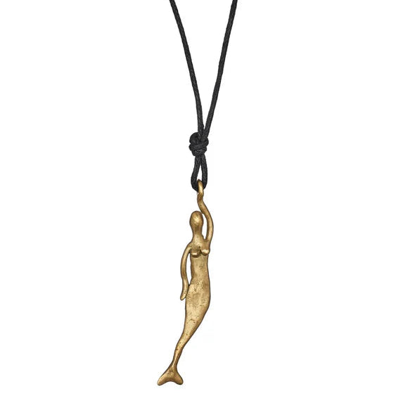 Elena Pendant -  Bronze Mermaid