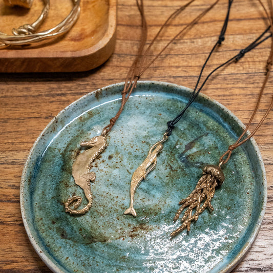 Elena Pendant -  Bronze Mermaid