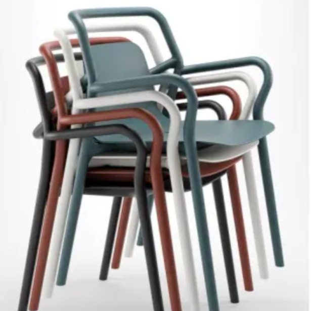 Outdoor Stackable Chair -  White Set of 4