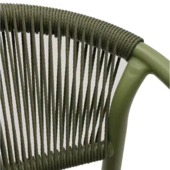Outdoor Stackable Chepas Chair -  Olive Set of 4