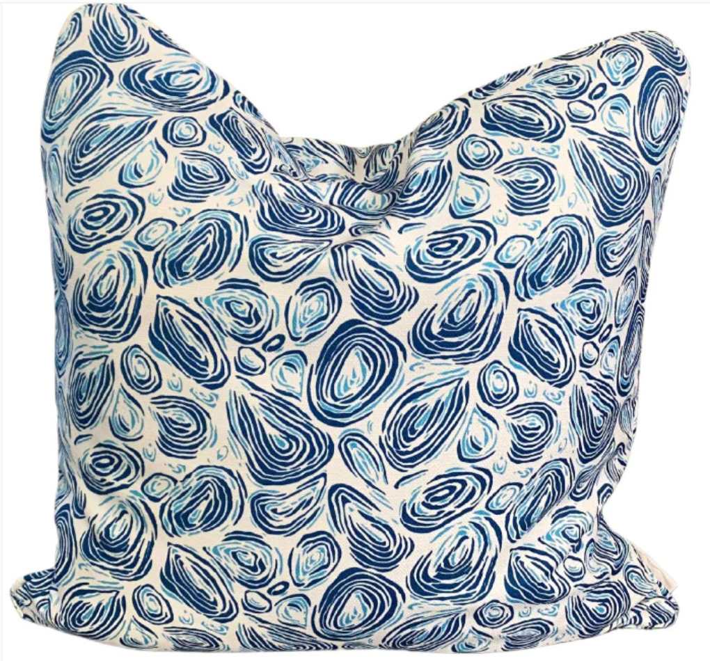 Seascape Eddies Reef Cushion – Outdoor Coastal by Jess Scott