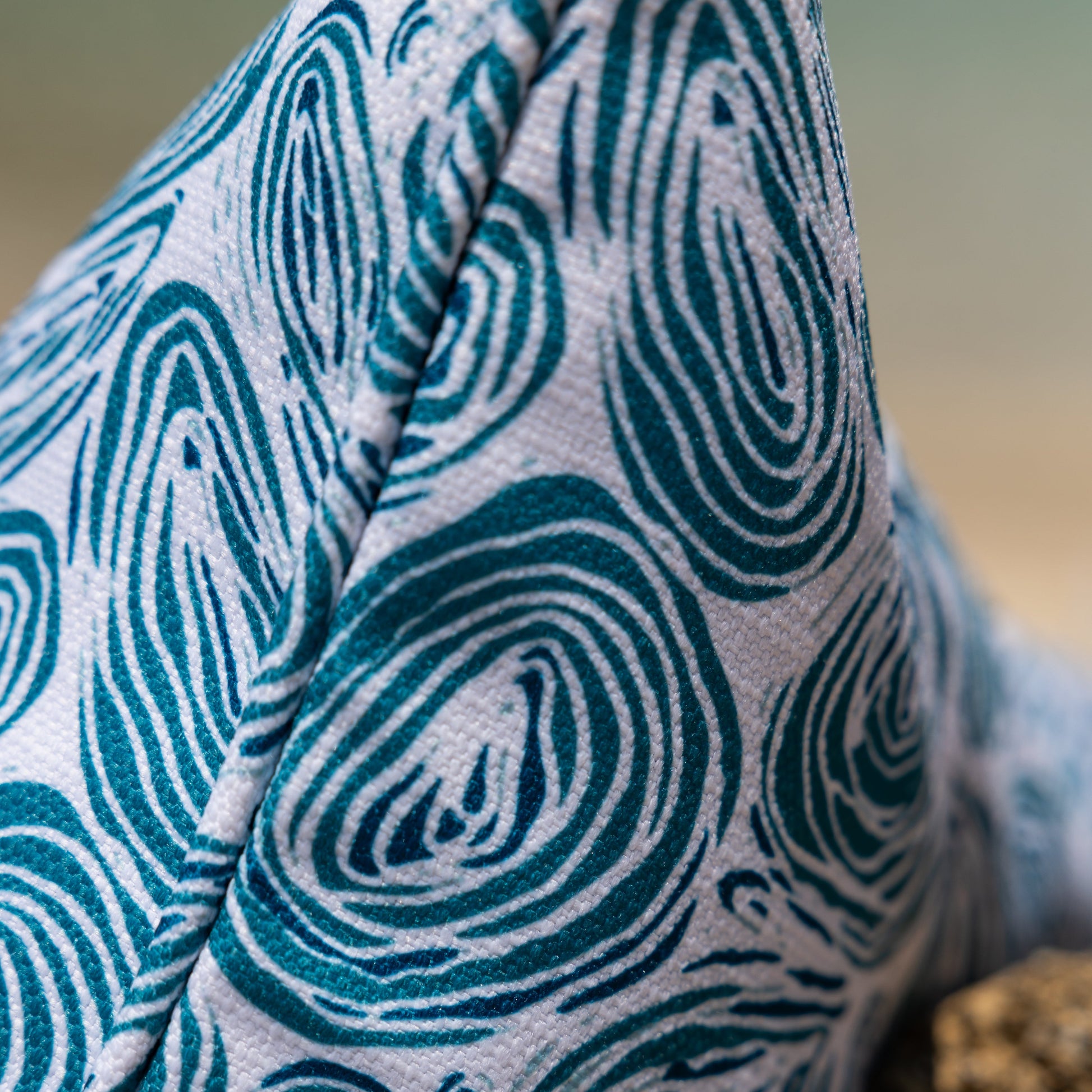 Seascape Eddies Reef Cushion – Outdoor Coastal by Jess Scott