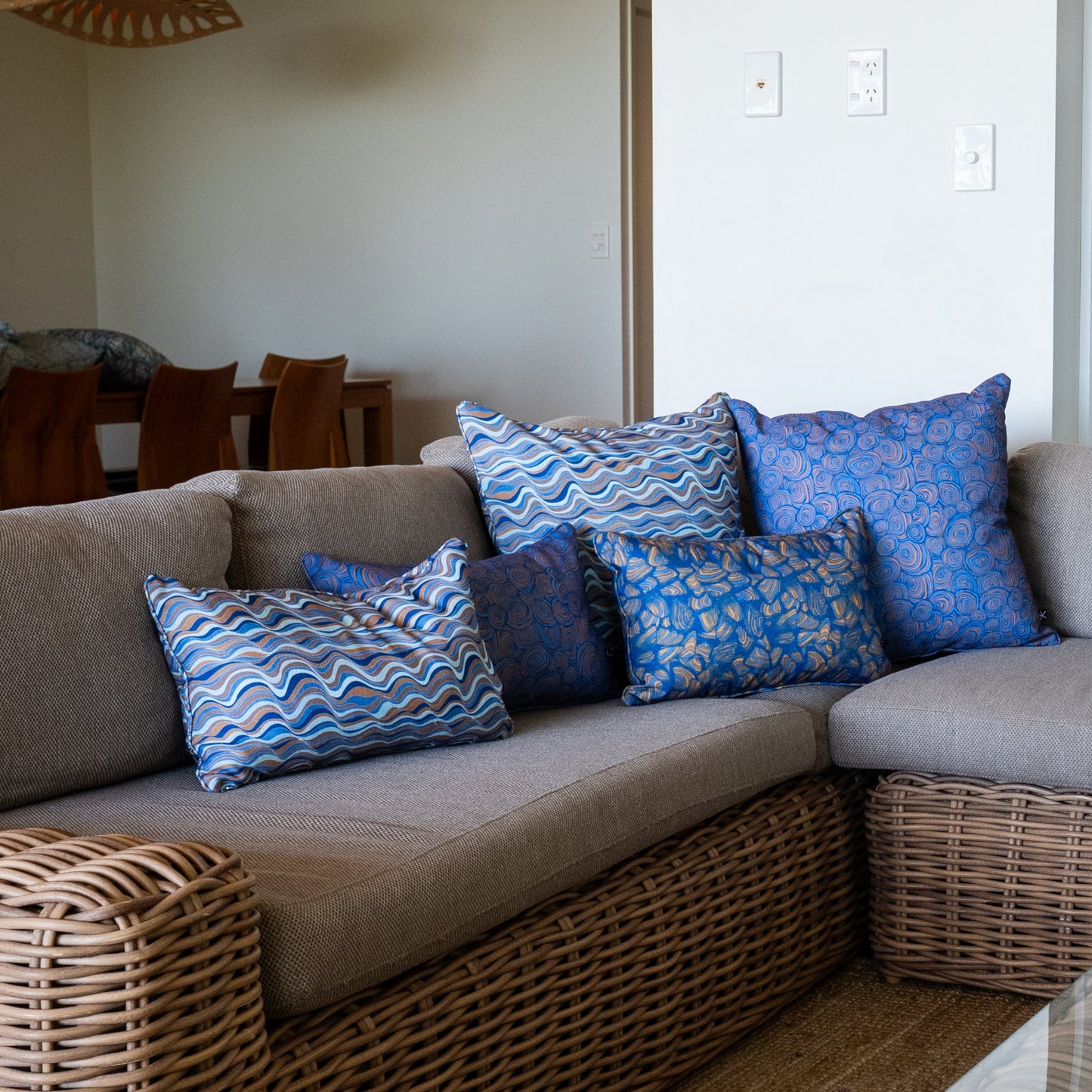 Outdoor / Indoor Cushion Cover - Pipi - Mariner