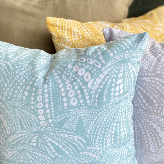 Urchin Seafoam Cushion – Indoor Outdoor | Australian Made