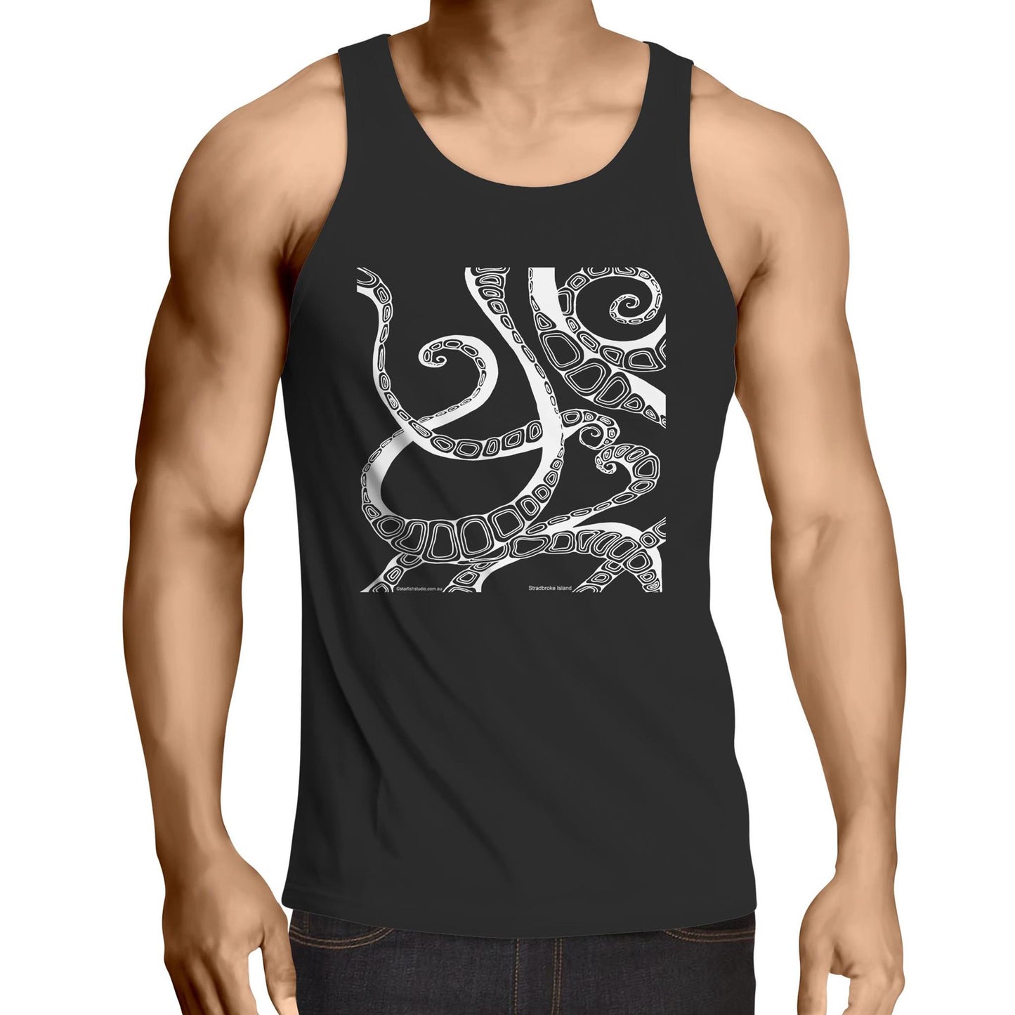 CUSTOM Mens Singlet TENTACLES