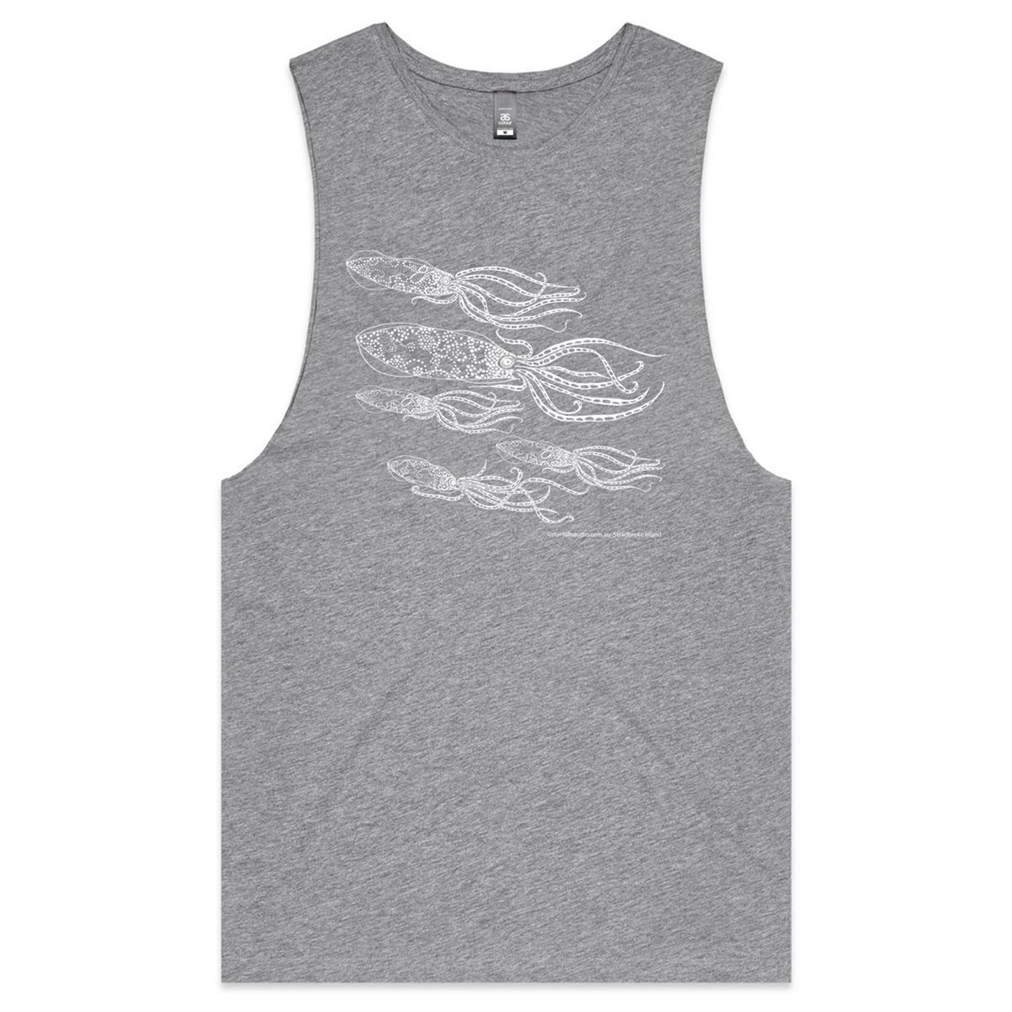 CUSTOM  Mens Tank SQUID