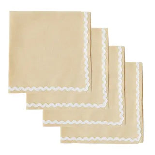Cotton Napkins - Ivory (set of 4)