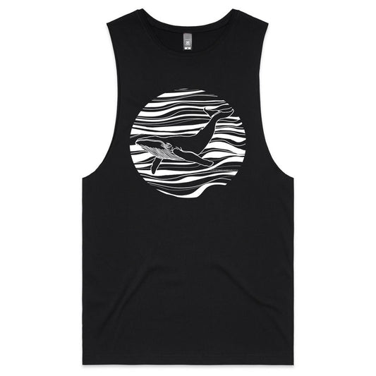 CUSTOM  Mens Tank WHALE